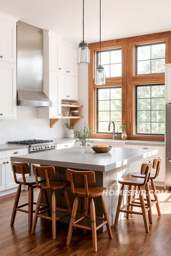 Inviting Minimalist Meets Rustic Kitchen Inviting Minimalist Meets Rustic Kitchen