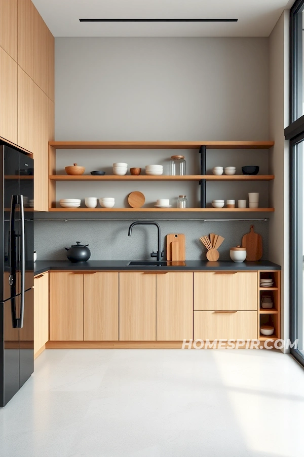 Japanese Kitchen Simplicity in Modern Layout Japanese Kitchen Simplicity in Modern Layout