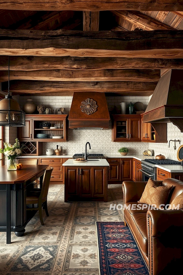 Leather Upholstery in Elegant Kitchen Designs Leather Upholstery in Elegant Kitchen Designs