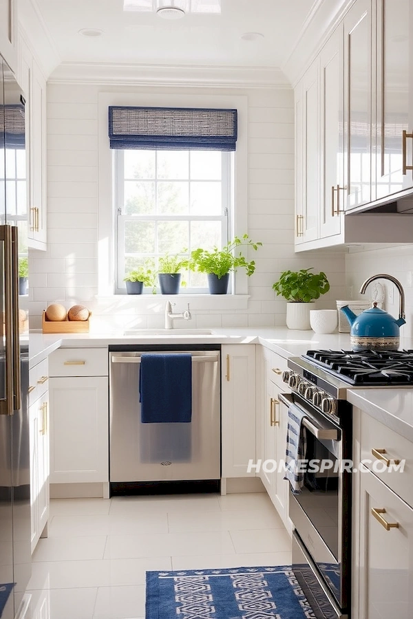 Light Sand Cabinets in Airy Coastal Kitchen Light Sand Cabinets in Airy Coastal Kitchen