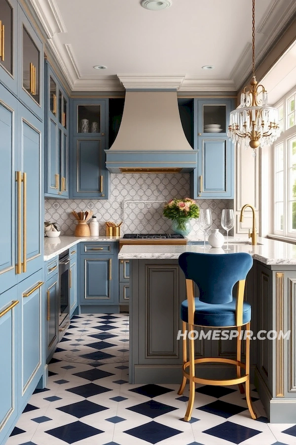 Luxury French Kitchen with Deco Influences Luxury French Kitchen with Deco Influences