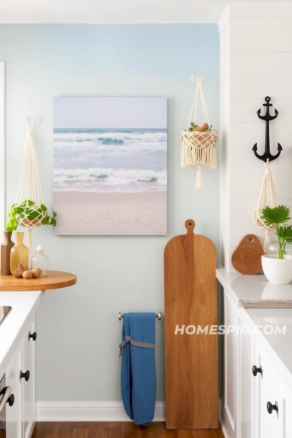 Macrame Planters Adding Coastal Flair to Kitchen Macrame Planters Adding Coastal Flair to Kitchen