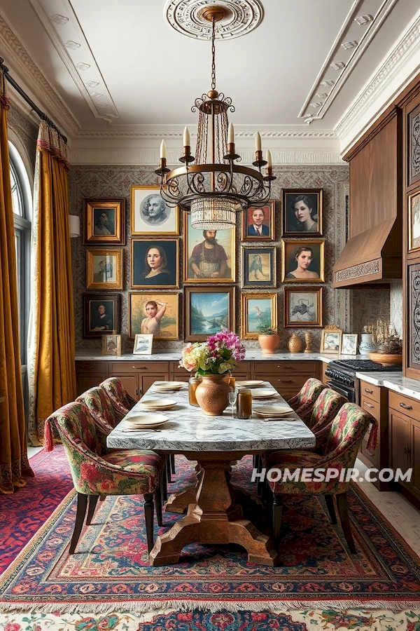 Maximalist Eclectic Kitchen with Artistic Flair Maximalist Eclectic Kitchen with Artistic Flair