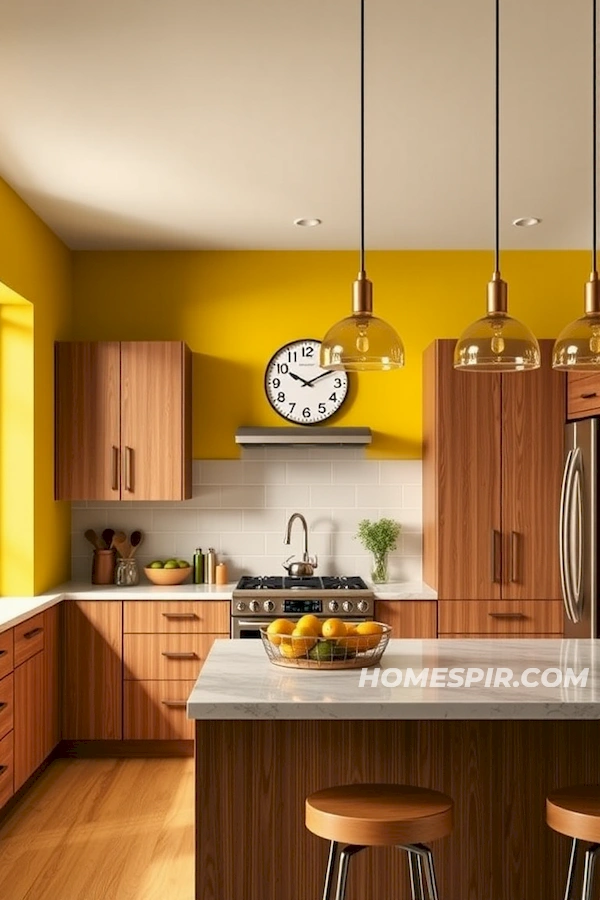Mid-Century Modern Kitchen in Vibrant Colors Mid-Century Modern Kitchen in Vibrant Colors