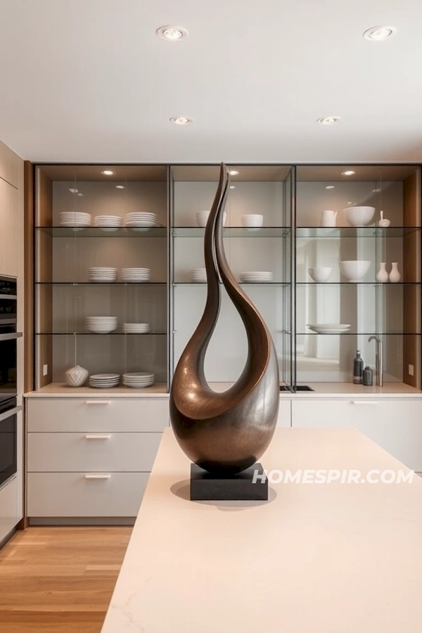 Minimal Glass Cabinetry Kitchen Minimal Glass Cabinetry Kitchen