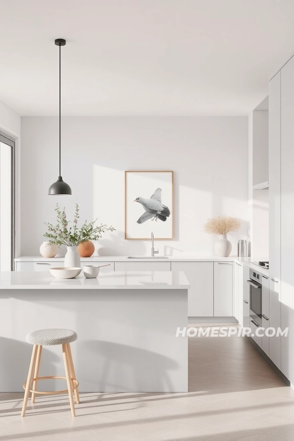 Minimalist Kitchen Evoking Calm and Simplicity Minimalist Kitchen Evoking Calm and Simplicity