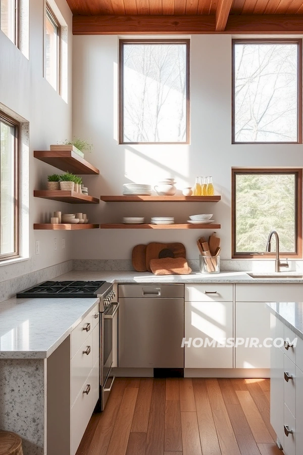 Minimalist White Cabinetry Mid Century Feel Minimalist White Cabinetry Mid Century Feel