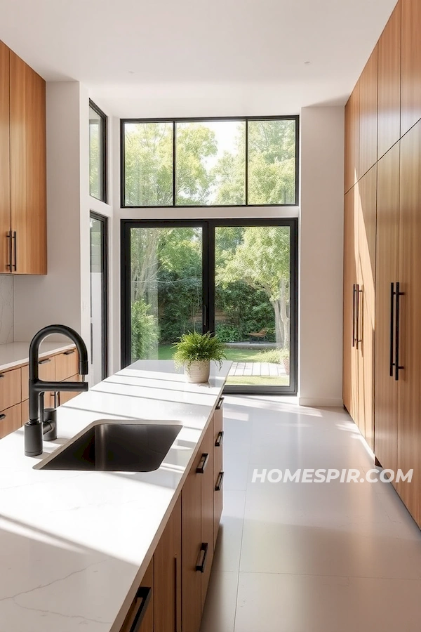 Minimalist White Marble Kitchen Minimalist White Marble Kitchen