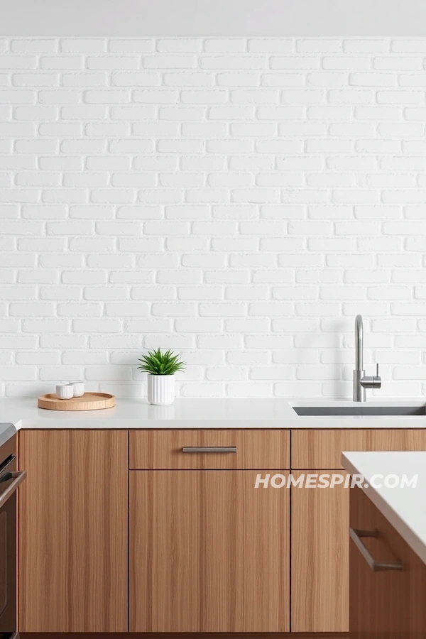 Modern Minimalist Kitchen with Texture Depth Modern Minimalist Kitchen with Texture Depth