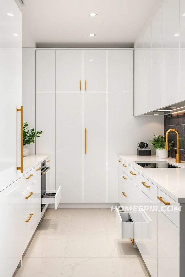 Modern Studio Kitchen with Minimalist Design Modern Studio Kitchen with Minimalist Design
