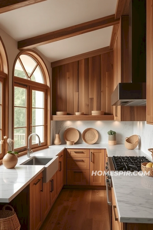 Natural Light Arched Kitchen Natural Light Arched Kitchen
