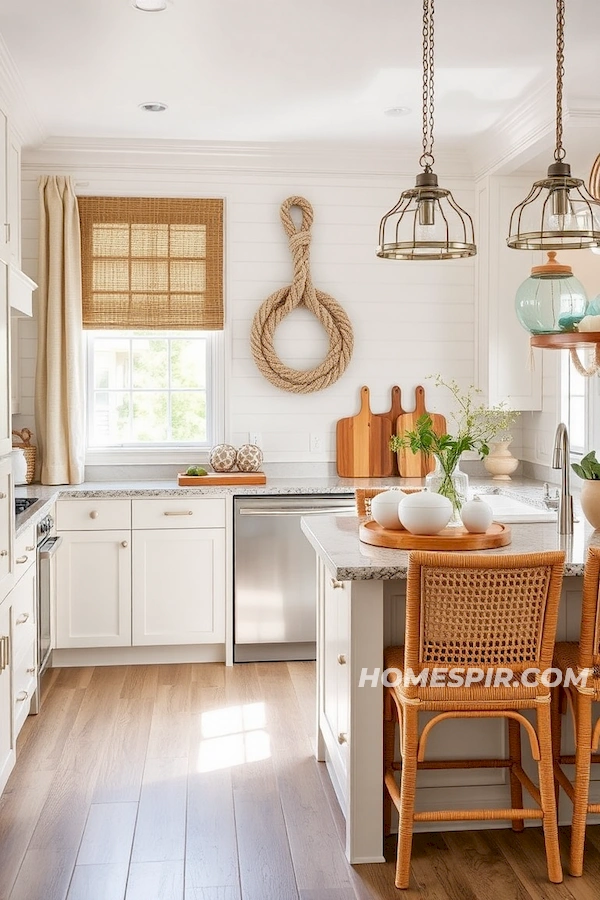 Natural Textures in Beach House Setting Natural Textures in Beach House Setting