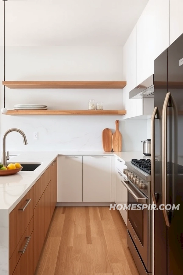Natural Wood and Marble Minimalist Fusion Natural Wood and Marble Minimalist Fusion