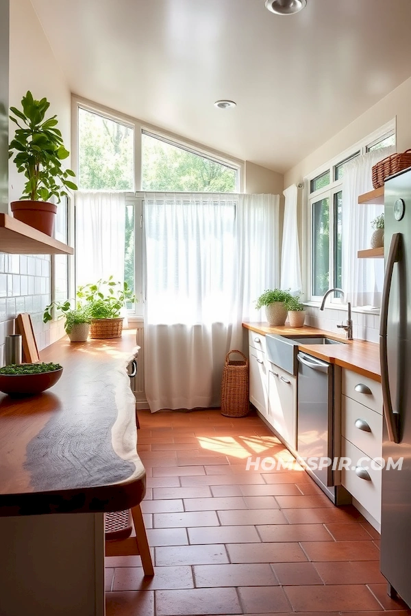 Nostalgic Mid-Century Kitchen with Natural Light Nostalgic Mid-Century Kitchen with Natural Light