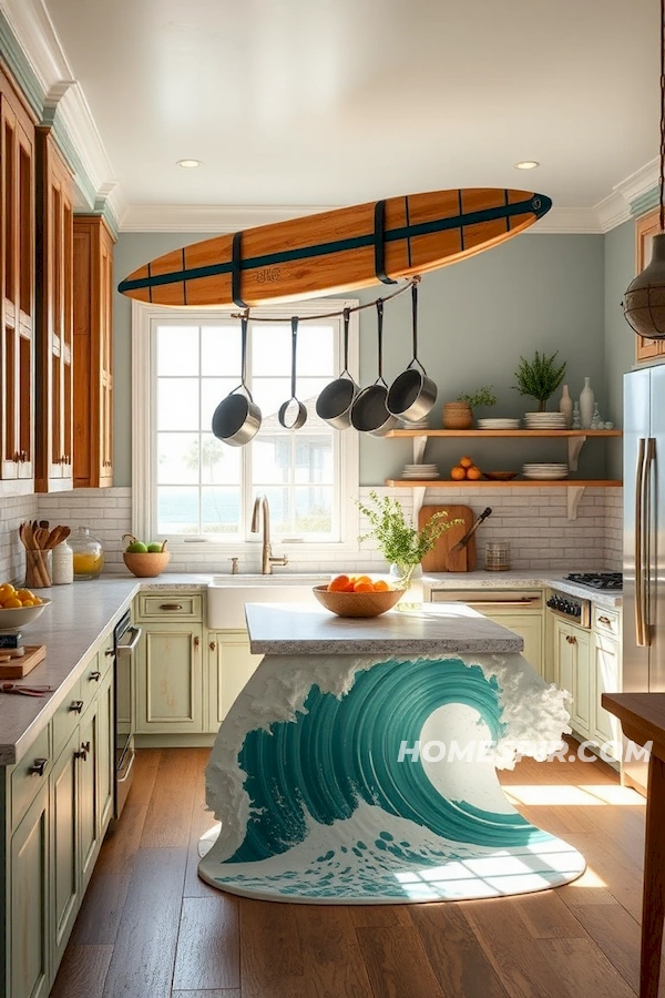 Ocean Inspired Countertops Meet Vintage Charm Ocean Inspired Countertops Meet Vintage Charm