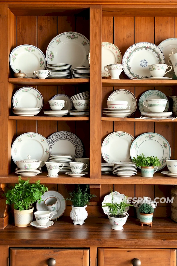 Open Shelving Heirloom Kitchen Display Open Shelving Heirloom Kitchen Display