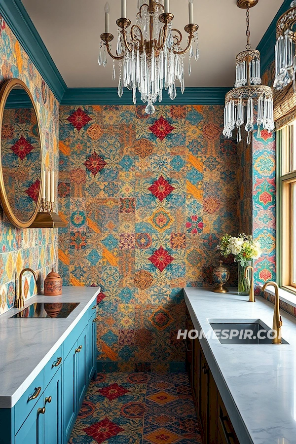 Opulent Chandeliers and Eclectic Kitchen Styles Opulent Chandeliers and Eclectic Kitchen Styles
