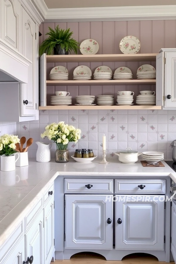 Pastel Hues in Cozy French Kitchen Design Pastel Hues in Cozy French Kitchen Design