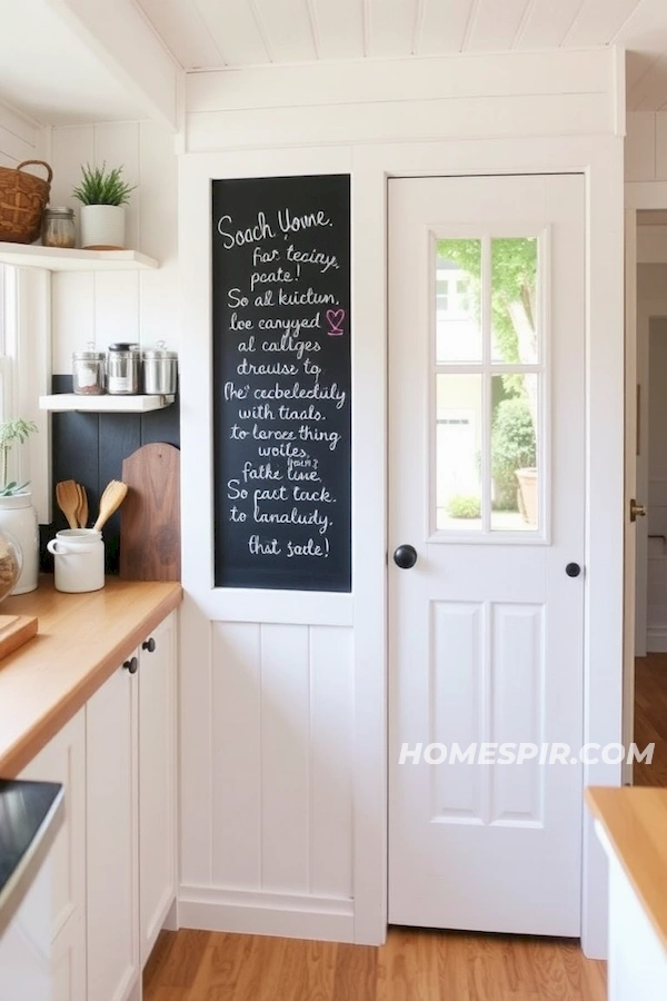 Personalize Your Kitchen with Chalkboard Personalize Your Kitchen with Chalkboard