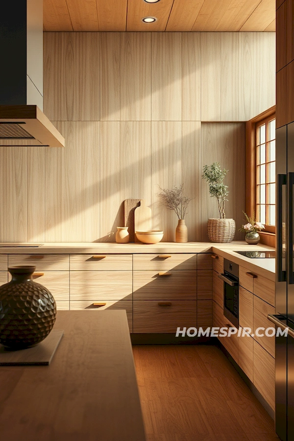 Polished Matte Wood Blend Japanese Kitchen Polished Matte Wood Blend Japanese Kitchen