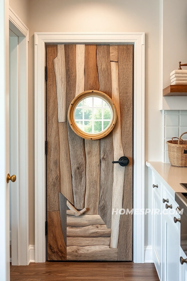 Porthole Window Driftwood Pantry Design Porthole Window Driftwood Pantry Design