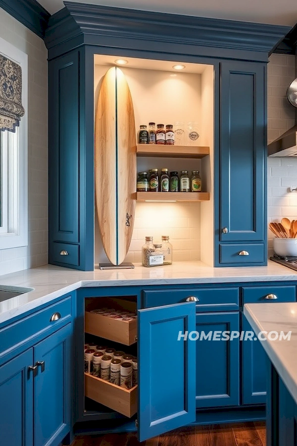 Pull-Out Pantries with Ocean Vibe Pull-Out Pantries with Ocean Vibe