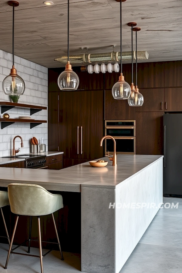 Raw Concrete and Copper in Luxury Kitchens Raw Concrete and Copper in Luxury Kitchens