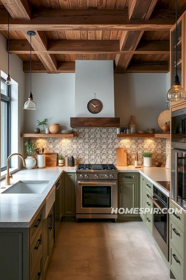 Reclaimed Wood and Mosaic Tiles in Eclectic Kitchens Reclaimed Wood and Mosaic Tiles in Eclectic Kitchens