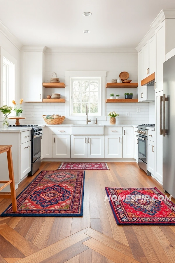 Reclaimed Wood Floor in Herringbone Pattern Reclaimed Wood Floor in Herringbone Pattern