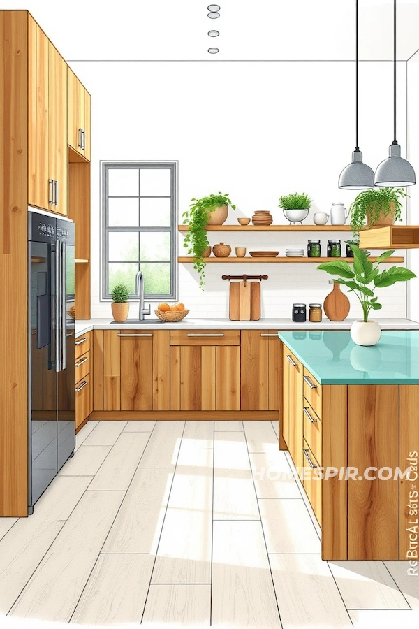 Recycled Glass and Bamboo Eco Kitchen Recycled Glass and Bamboo Eco Kitchen