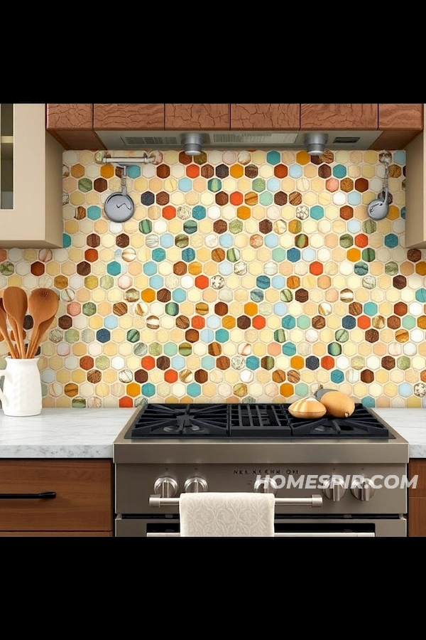 Recycled Light Sculptures in Eclectic Kitchen Recycled Light Sculptures in Eclectic Kitchen