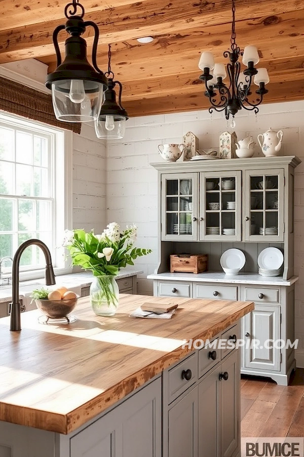 Refined Rustic Elegance in Shabby Kitchen Refined Rustic Elegance in Shabby Kitchen