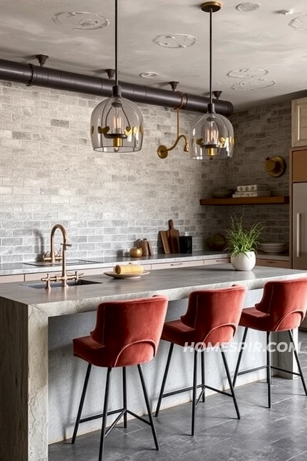 Refined Textures in Industrial Kitchen Design Refined Textures in Industrial Kitchen Design
