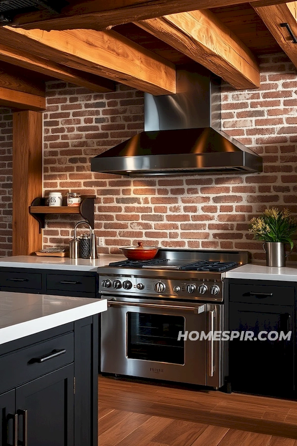 Rustic Warmth Meets Stainless Charm Rustic Warmth Meets Stainless Charm
