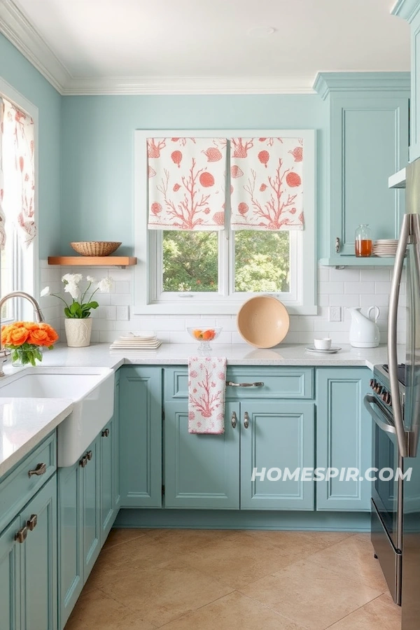 Sandy Taupe Floor in Beach Kitchen Sandy Taupe Floor in Beach Kitchen