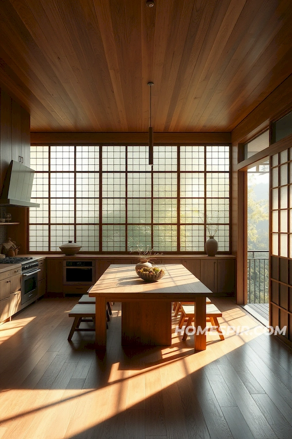 Seamless Indoor Outdoor Japanese Kitchen Elegance Seamless Indoor Outdoor Japanese Kitchen Elegance