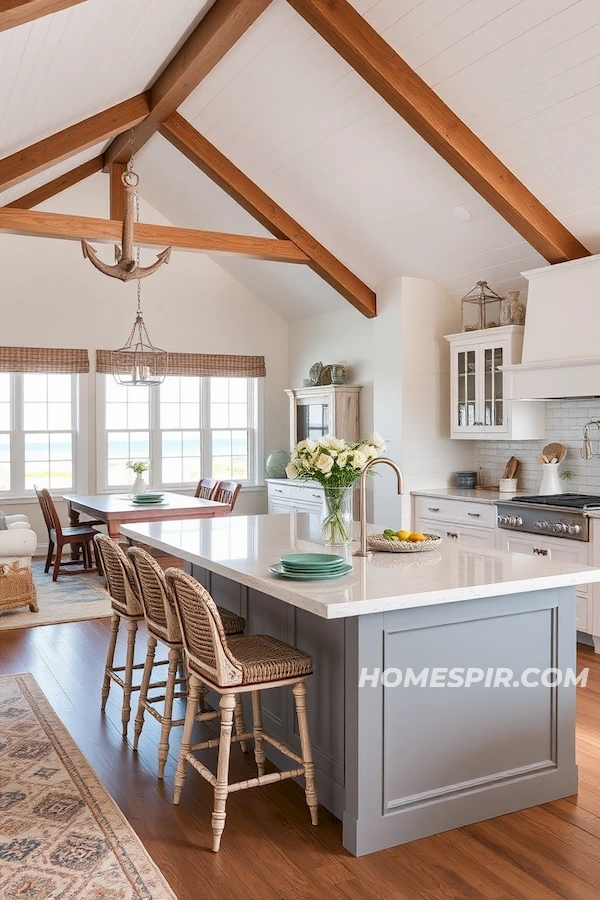 Seamless Open-Concept Beach House Kitchen Seamless Open-Concept Beach House Kitchen