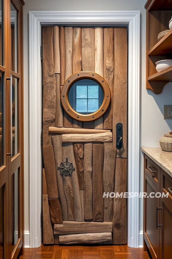 Seaside Pantry Elegance with Driftwood Seaside Pantry Elegance with Driftwood