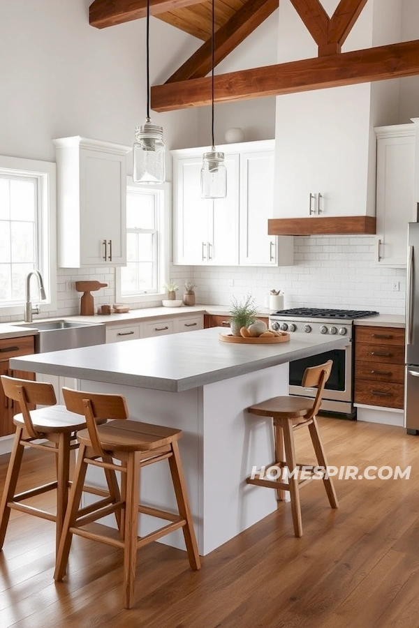 Serene Minimalist Rustic Kitchen Design Serene Minimalist Rustic Kitchen Design