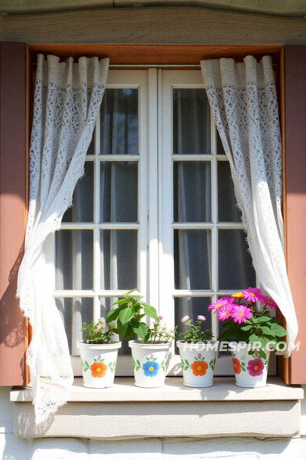 Sheer Curtains and Breeze in Country Style Sheer Curtains and Breeze in Country Style
