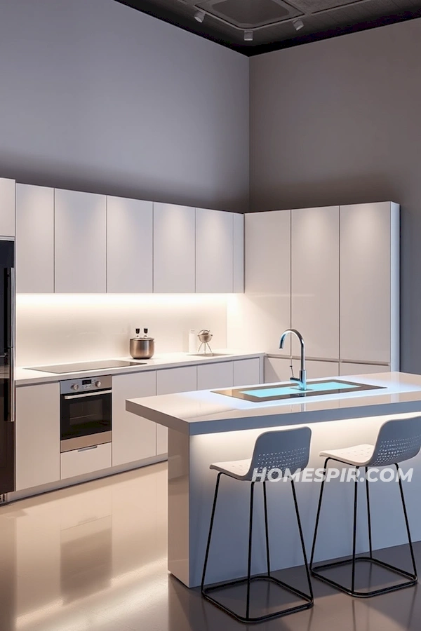 Smart Appliance Minimalist Kitchen Smart Appliance Minimalist Kitchen