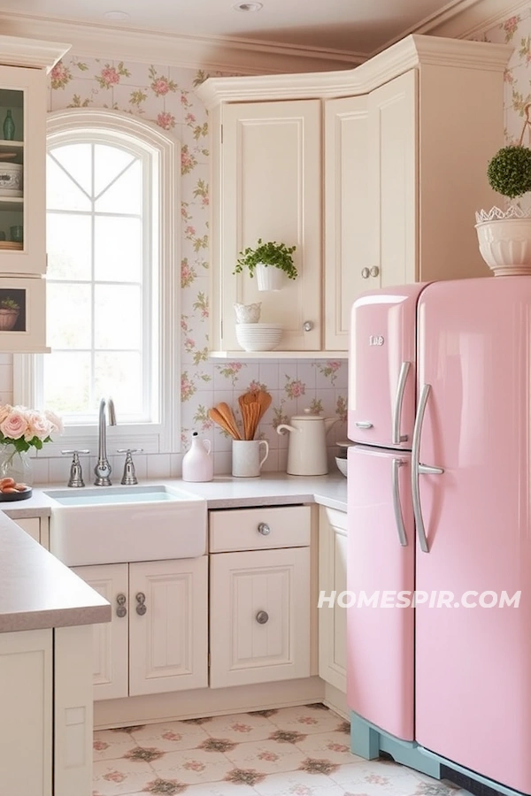 Soft Hues in Shabby Chic Kitchen Design Soft Hues in Shabby Chic Kitchen Design