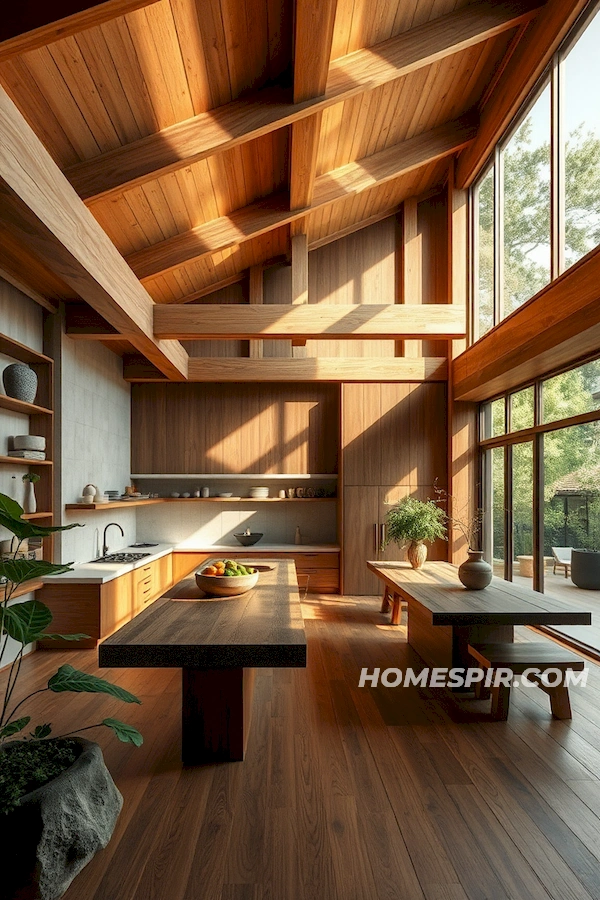 Soft Sunlight Mimicking Lighting in Kitchen Soft Sunlight Mimicking Lighting in Kitchen