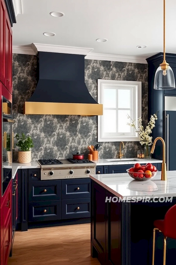 Sophisticated Colors and Bold Patterns for Kitchens Sophisticated Colors and Bold Patterns for Kitchens