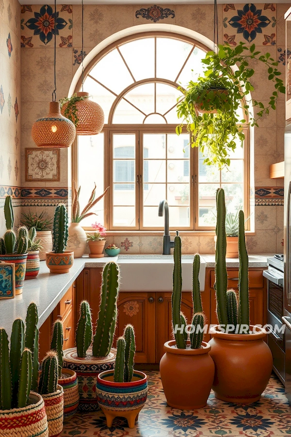 Southwestern Boho Kitchen Oasis Southwestern Boho Kitchen Oasis