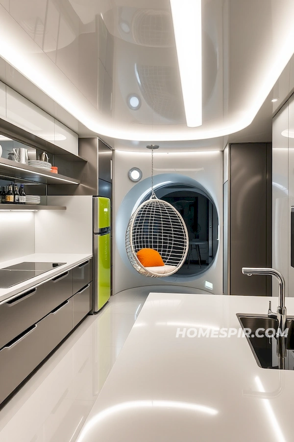 Space-Inspired Elements in Modern Kitchen Space-Inspired Elements in Modern Kitchen
