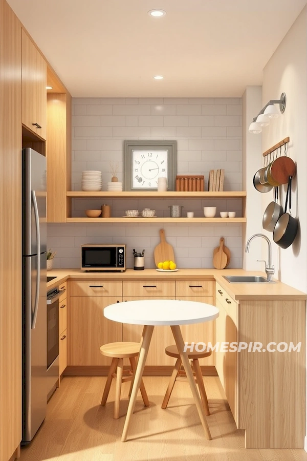 Space-Saving Solutions in a Small Studio Kitchen Space-Saving Solutions in a Small Studio Kitchen