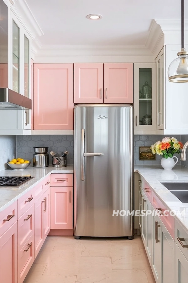 Stainless Steel and Marble Kitchen Fusion Stainless Steel and Marble Kitchen Fusion