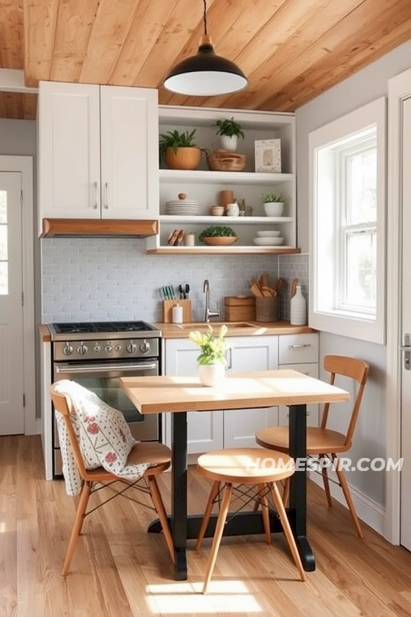 Stylish Fold-Out Furniture for Tiny Kitchen Stylish Fold-Out Furniture for Tiny Kitchen