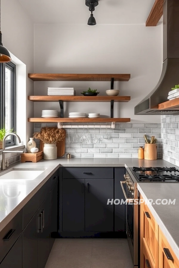 Stylish Kitchen with Polished Concrete Charm Stylish Kitchen with Polished Concrete Charm